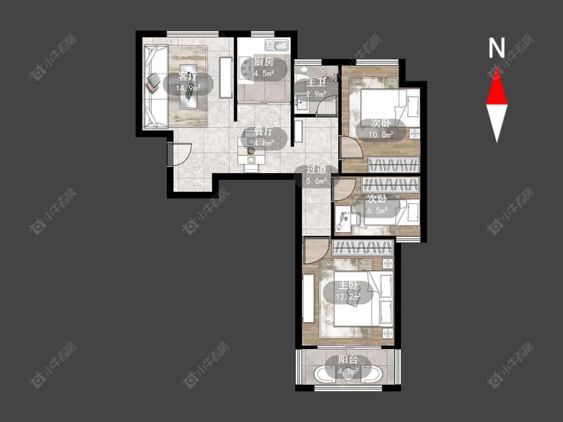 常州龙德花园在售二手房源_小牛看房
