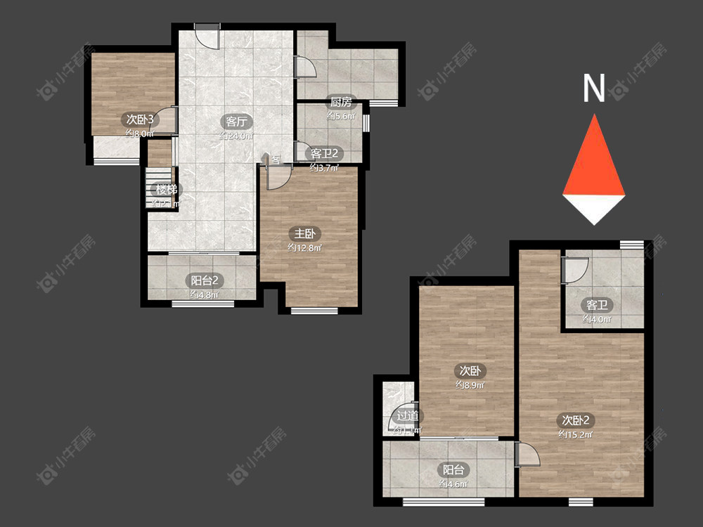 新城域一期房源户型图 常州新城域一期在售二手房源户型图_小牛看房