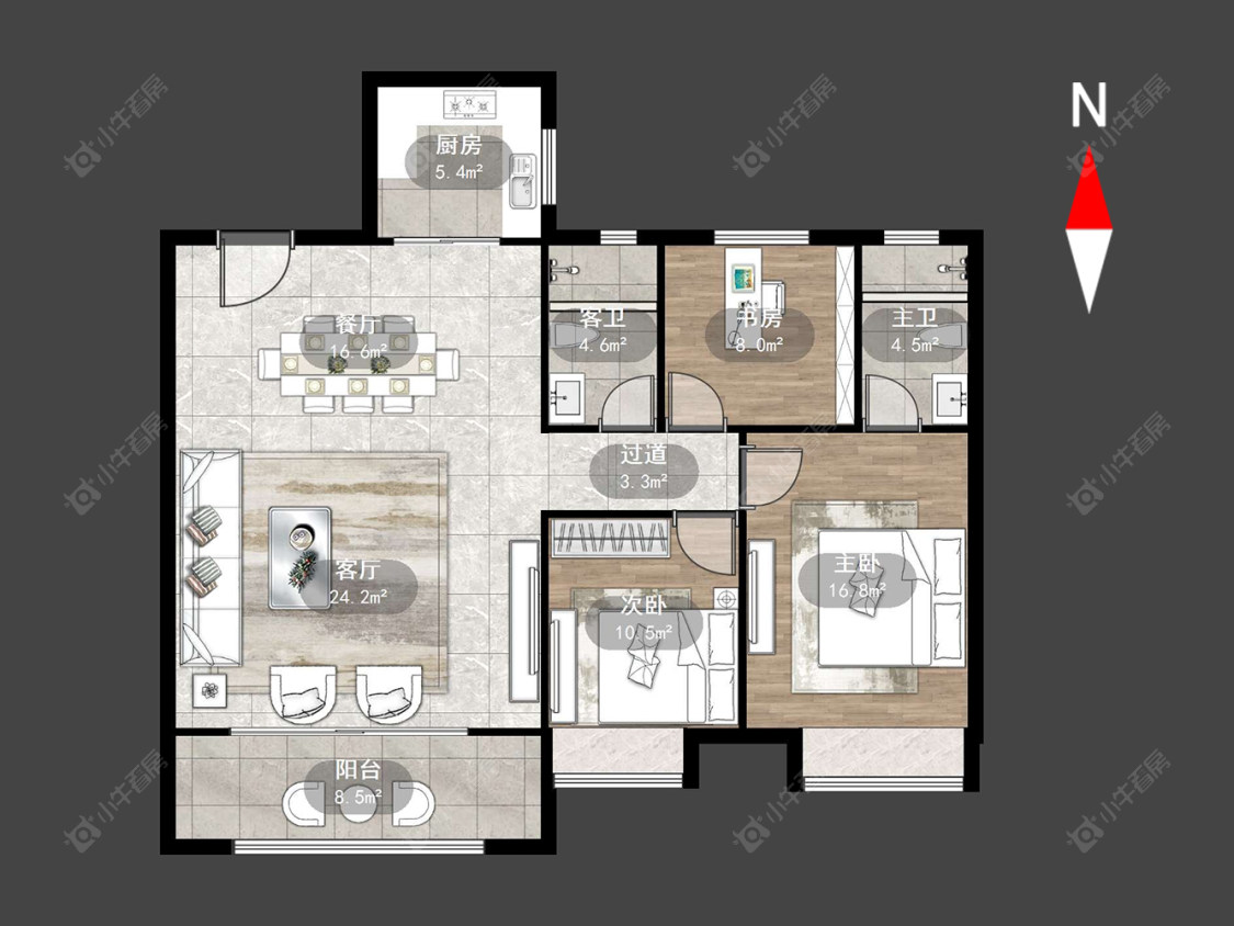 白云新城文华园房源户型图 常州白云新城文华园在售二手房源户型图_小牛看房