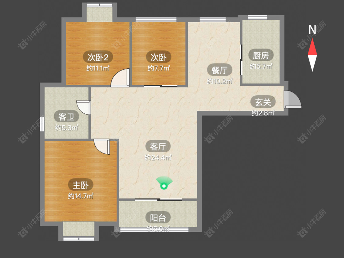 常州亨达未来城在售二手房房源户型图_小牛看房