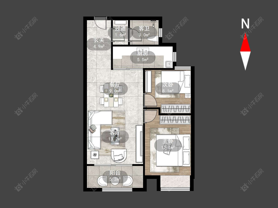 常州泰盈八千里在售二手房源户型图_小牛看房