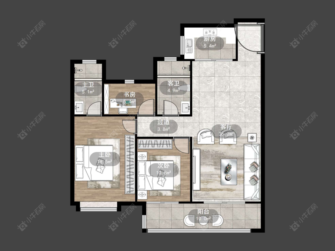 丹阳金茂国际社区在售二手房源户型图_小牛看房