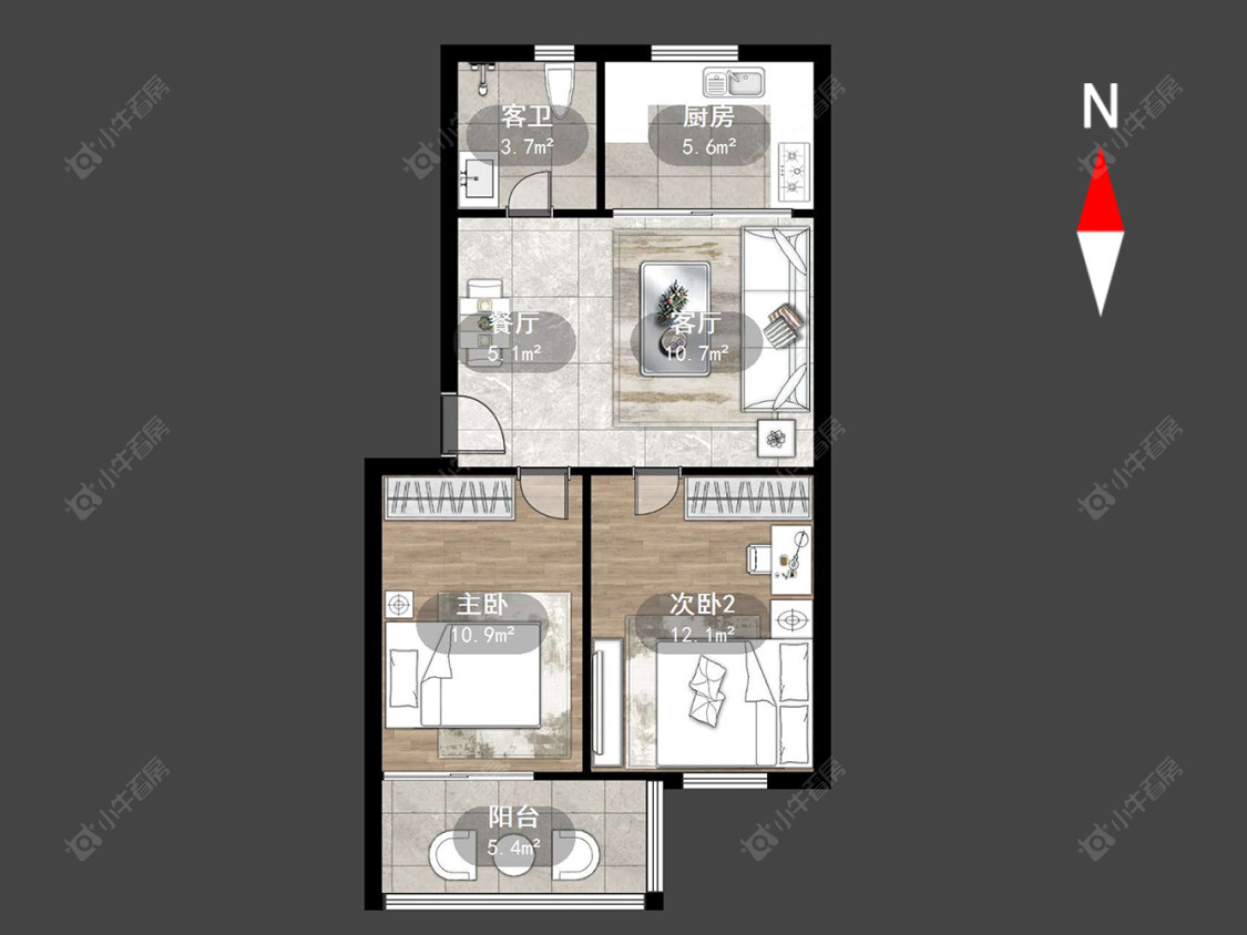 工房北区十一区房源户型图 常州工房北区十一区在售二手房源户型图_小牛看房