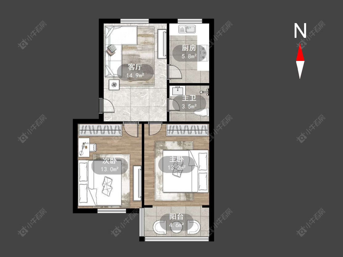 常州丽华三村南开小区在售二手房源户型图_小牛看房