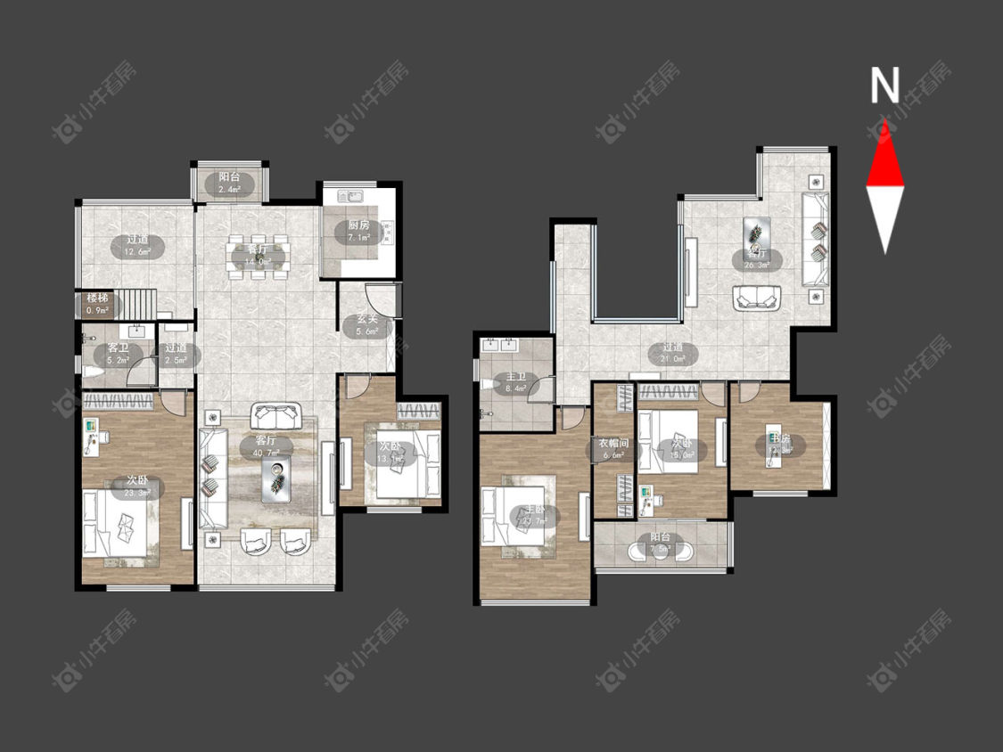 常州路劲城三期在售二手房源户型图_小牛看房