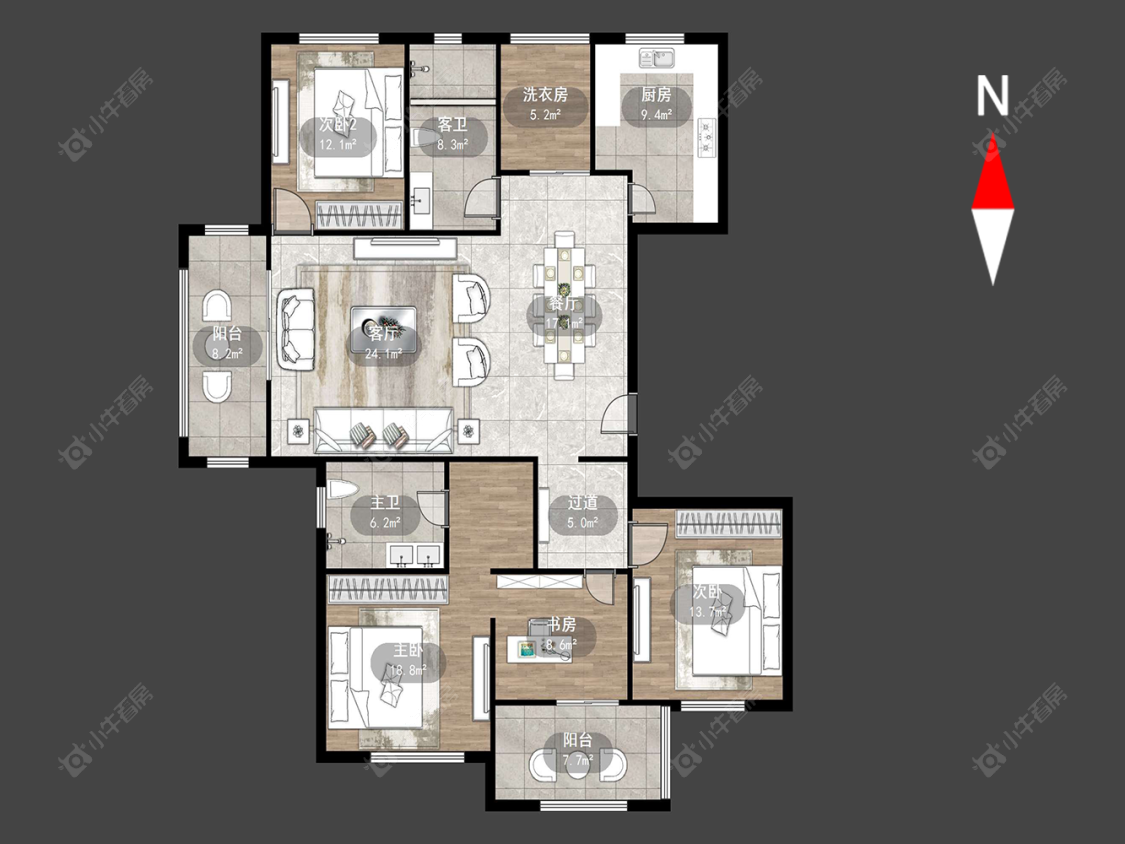 常州朗诗绿郡在售二手房源户型图_小牛看房