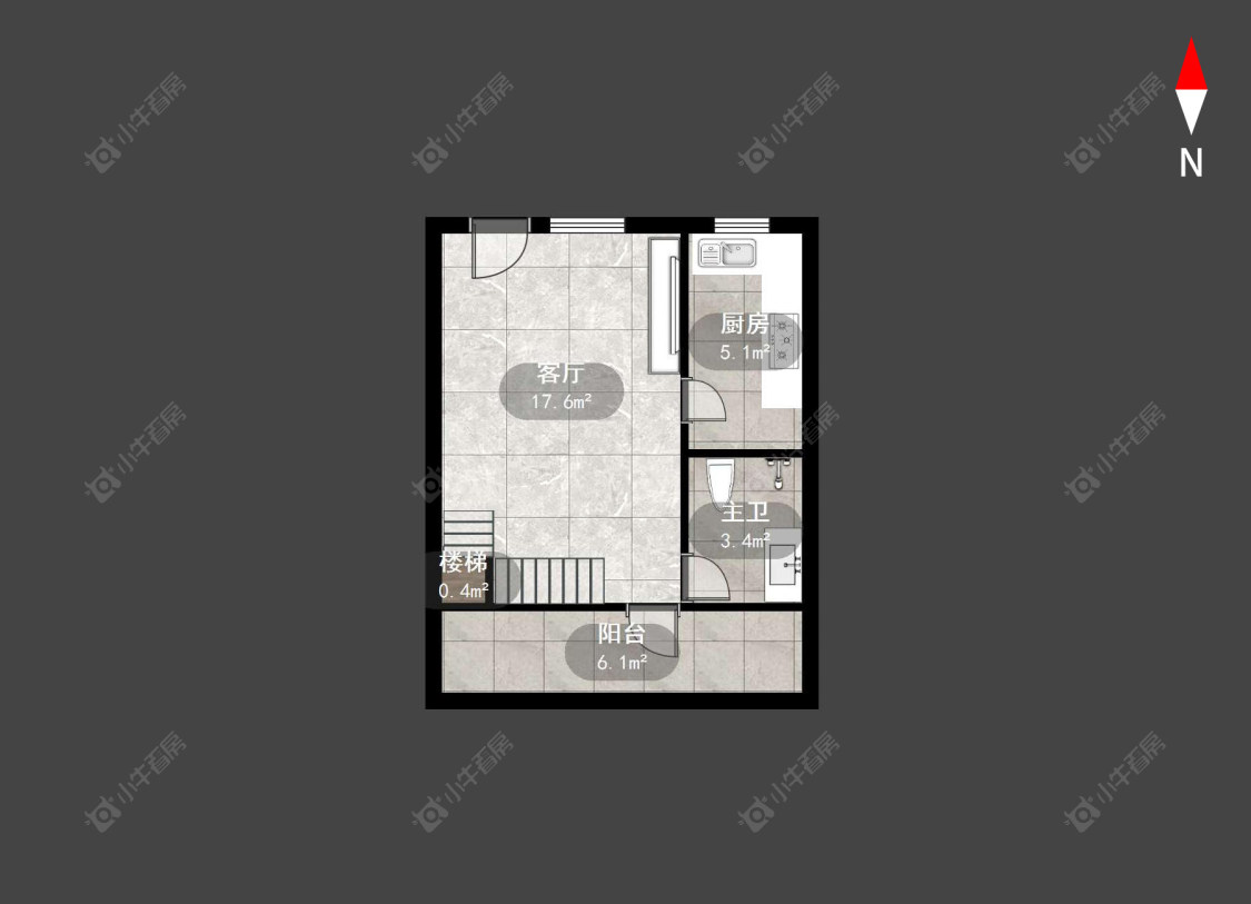 常州勤俭村在售二手房源户型图_小牛看房