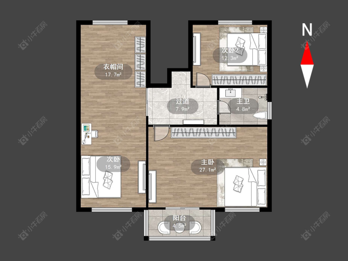常州王下新村在售二手房源户型图_小牛看房