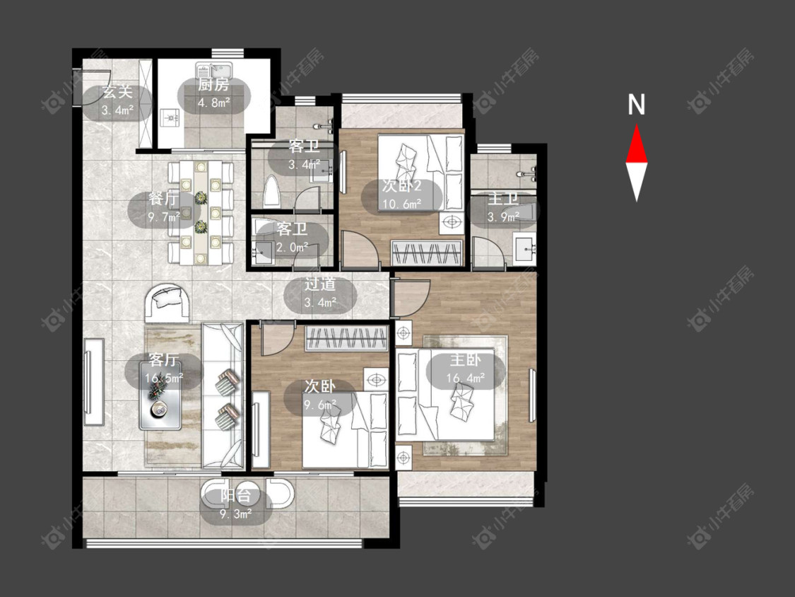 绿地香港名墩道房源户型图 常州绿地香港名墩道在售二手房源户型图_小牛看房