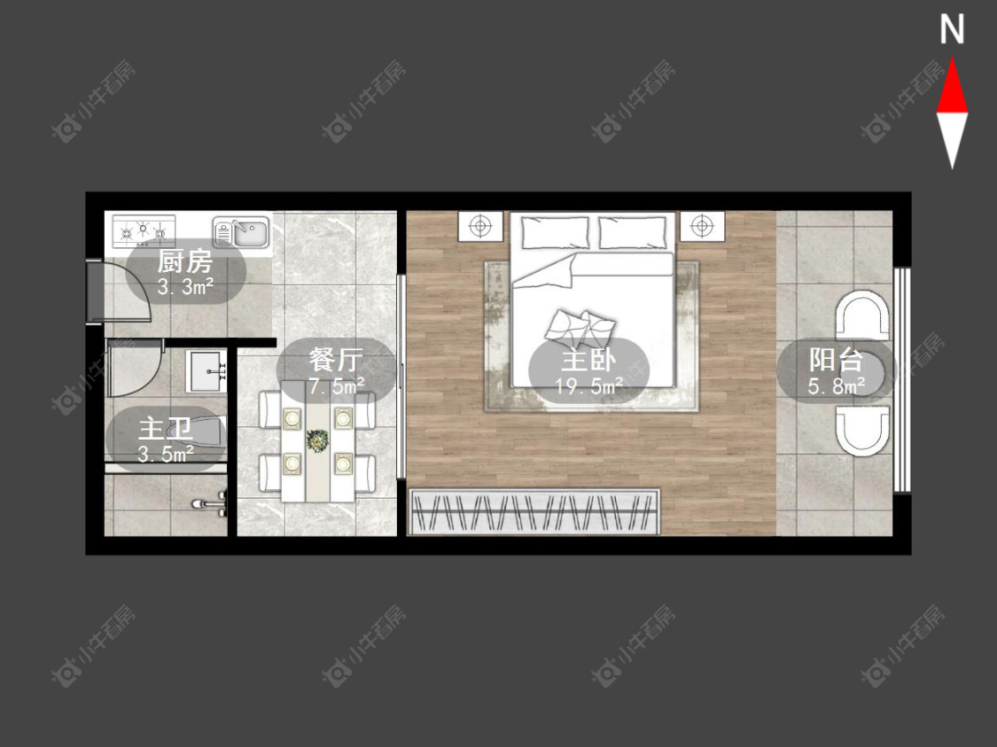 常州金色新城西区在售二手房房源户型图_小牛看房