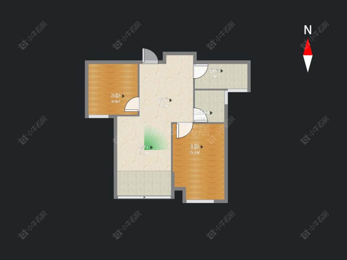 福成上城花园房源户型图 常州福成上城花园在售二手房源户型图_小牛看房