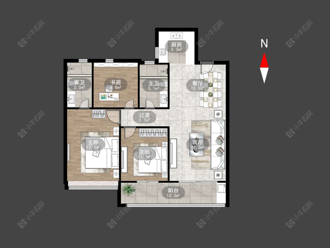 龙湖景粼天著在售二手房