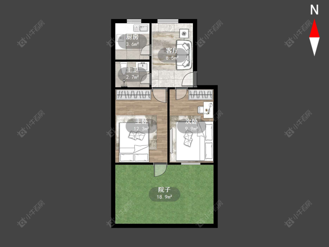 常州机械新村在售二手房源室内图_小牛看房