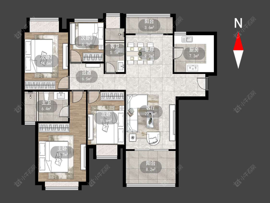 常州雅居乐星河湾在售二手房源户型图_小牛看房
