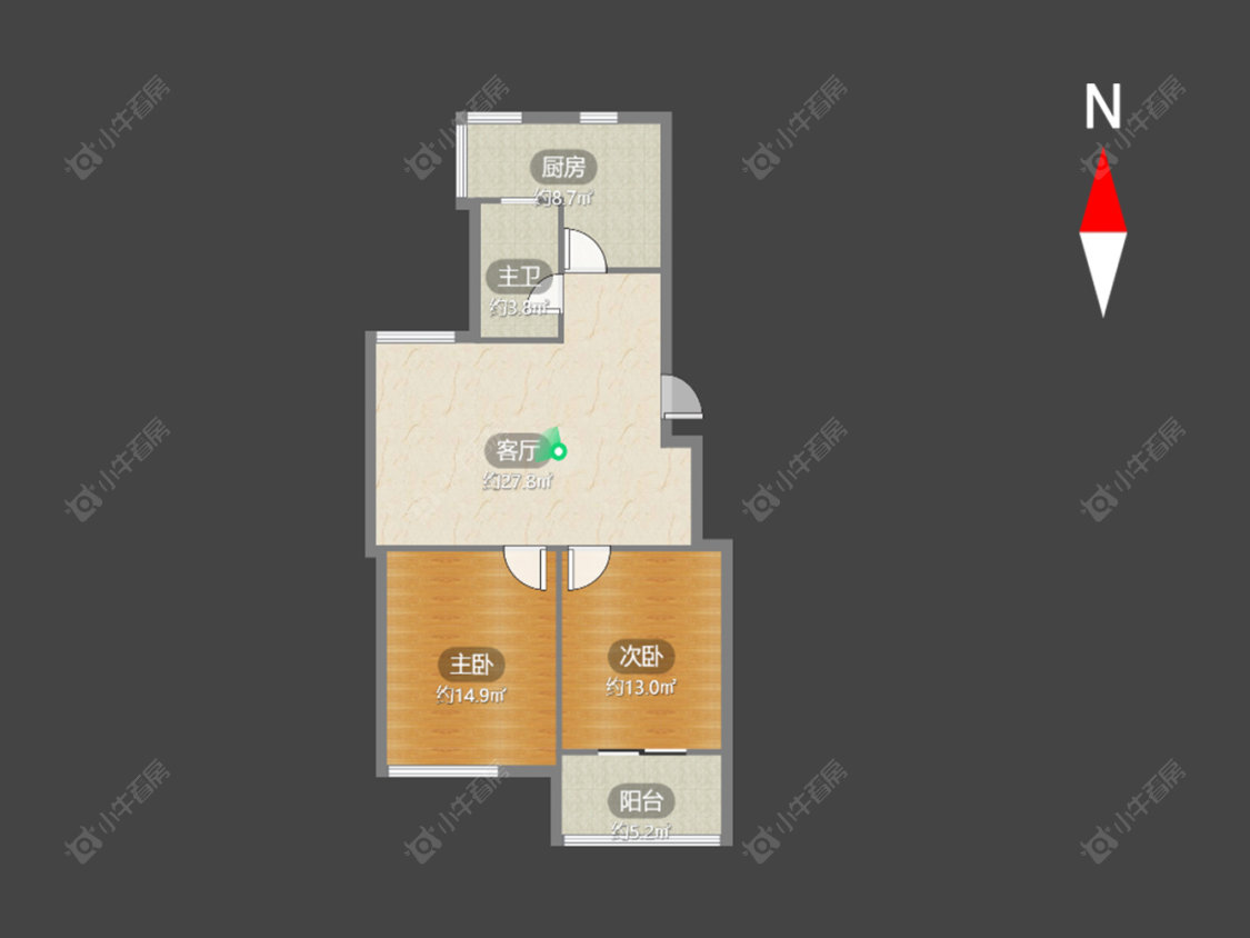 常州雅筑公寓在售二手房源户型图_小牛看房