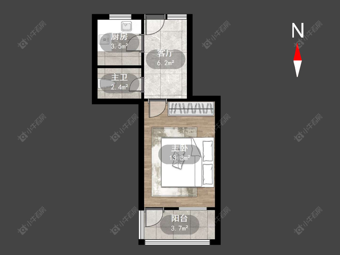 常州朝阳三村在售二手房源户型图_小牛看房