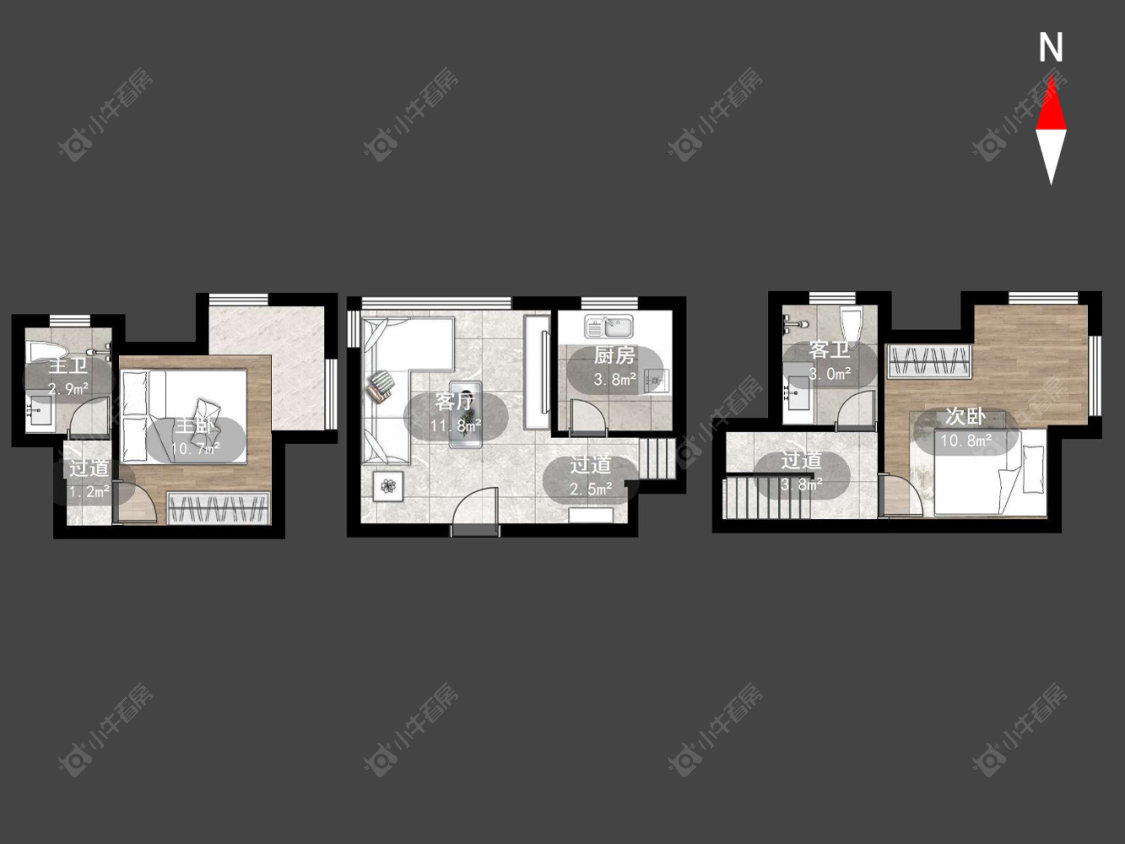 常州璞丽湾花园在售二手房源户型图_小牛看房
