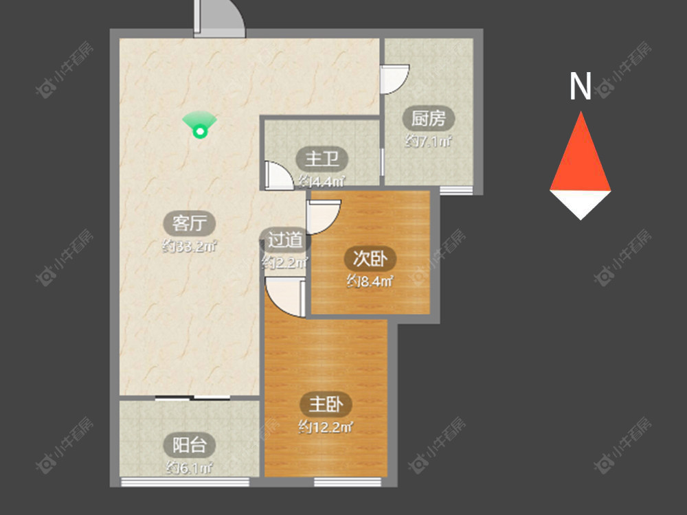 御城房源户型图 常州御城在售二手房源户型图_小牛看房