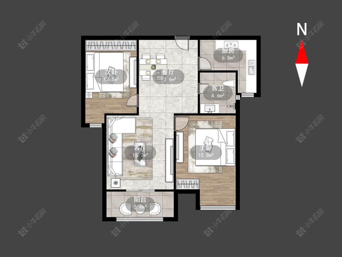 常州永宁雅苑在售二手房源户型图_小牛看房