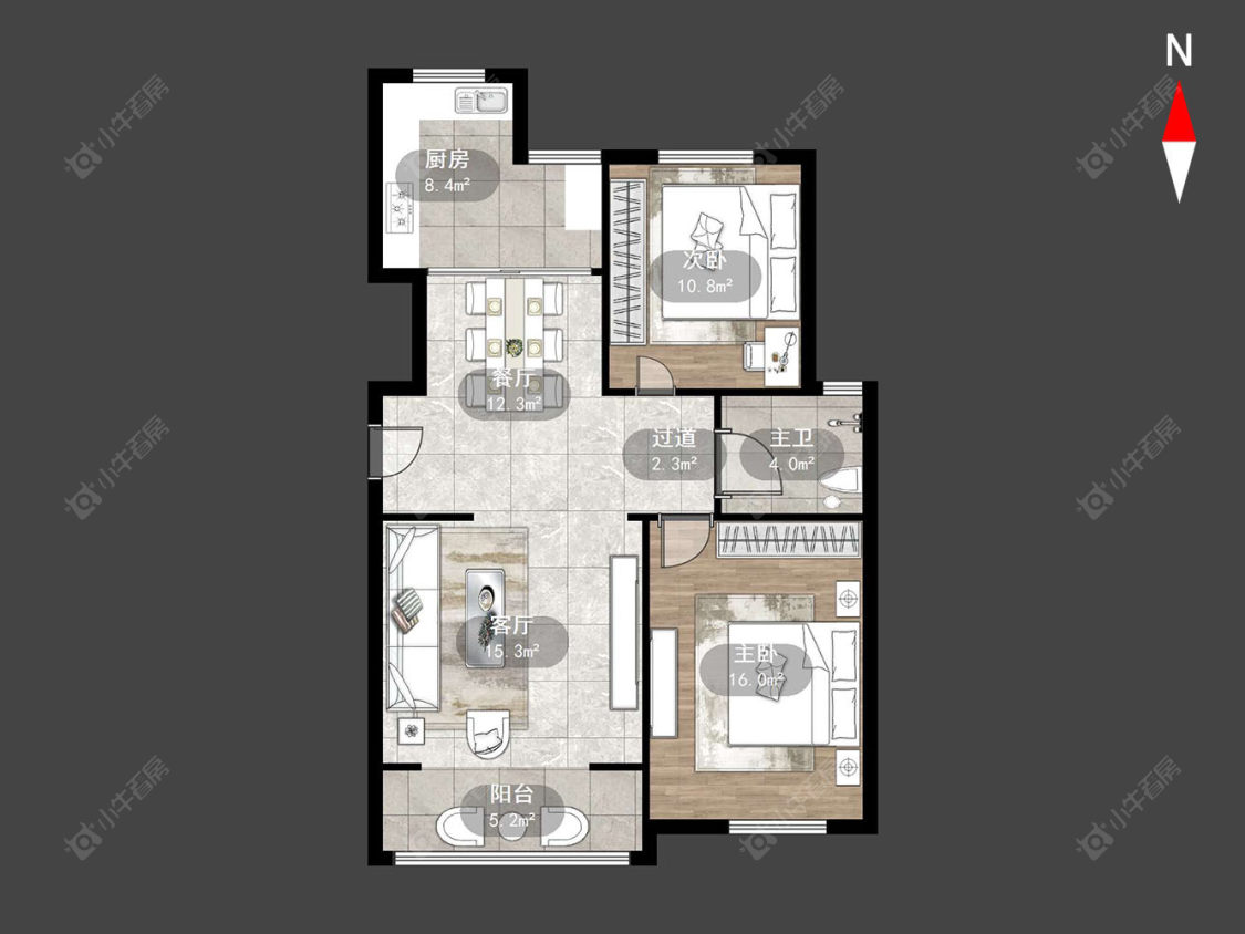 常州御源林城西区在售二手房源户型图_小牛看房