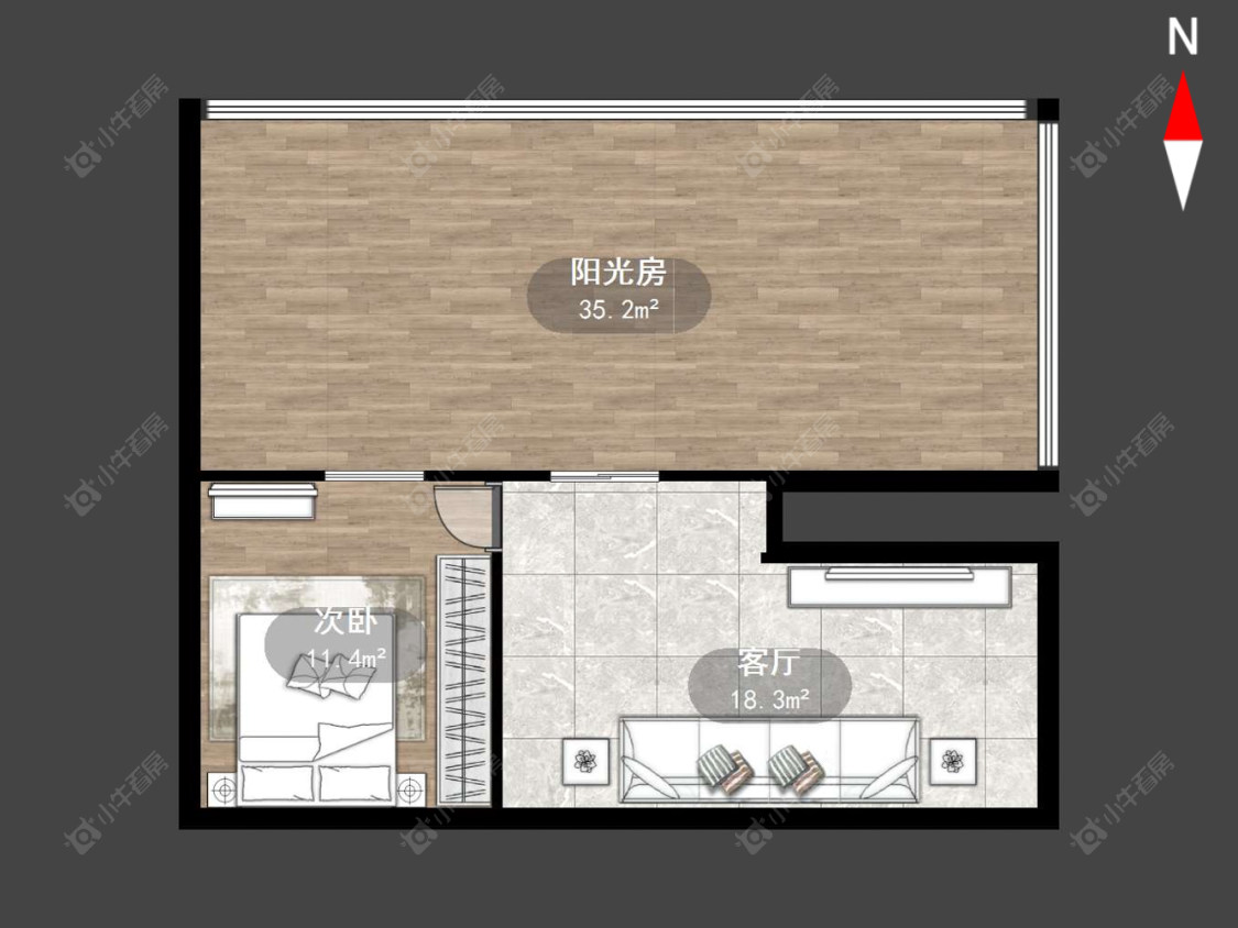 常州天皇堂弄在售二手房源户型图_小牛看房