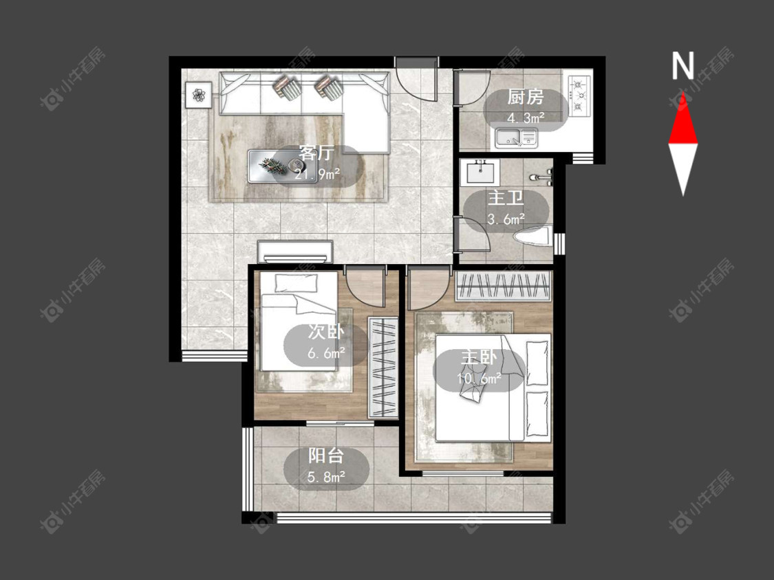 常州锦海星城一期在售二手房源户型图_小牛看房