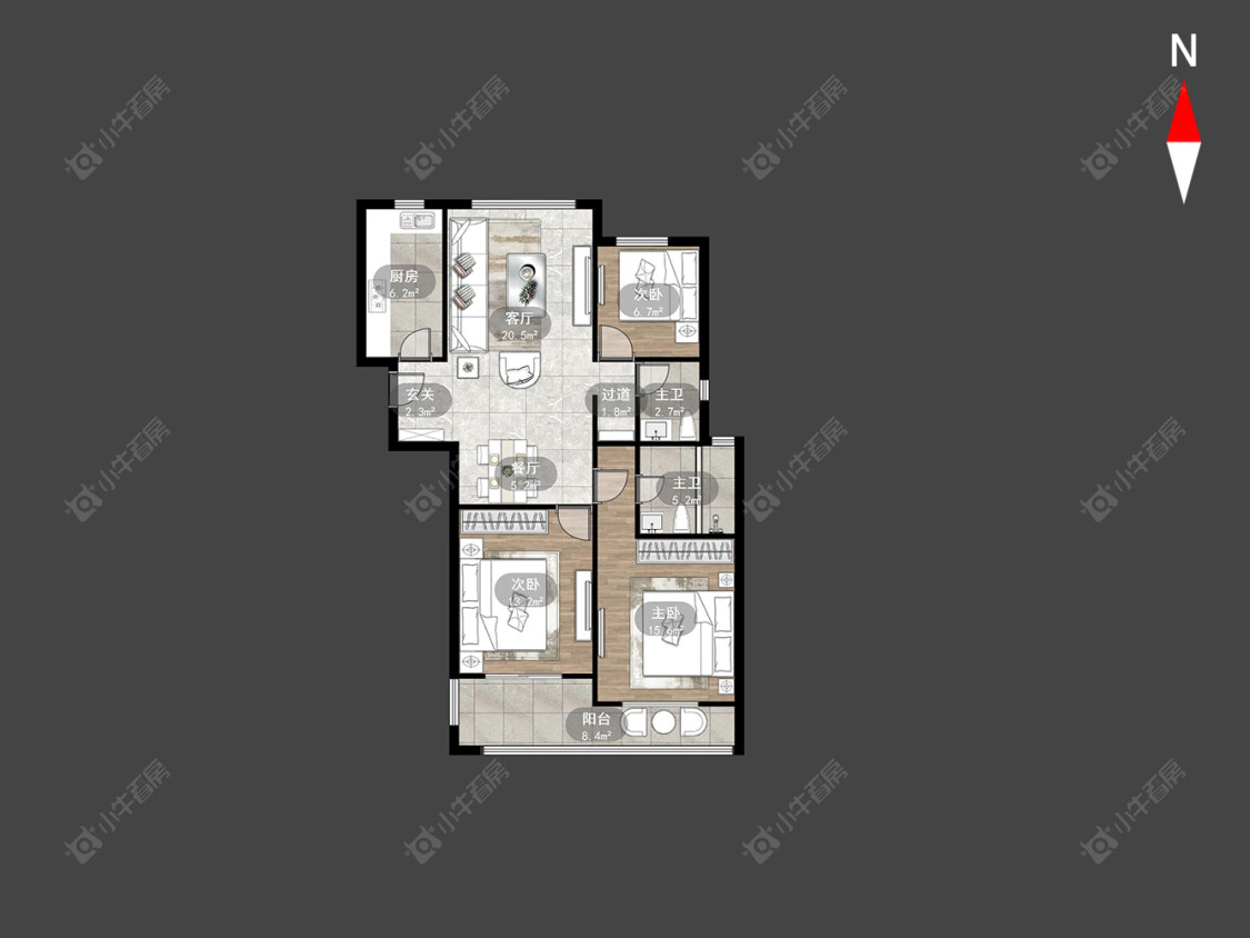 万水美兰城房源户型图 常州万水美兰城在售二手房源户型图_小牛看房