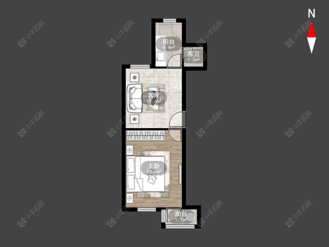 常州工房北区在售二手房房源户型图_小牛看房