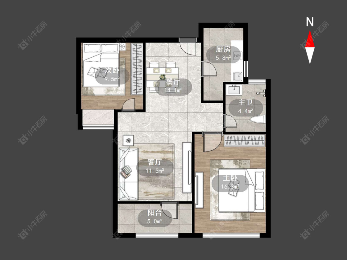 弘阳上城房源户型图 常州弘阳上城在售二手房源户型图_小牛看房