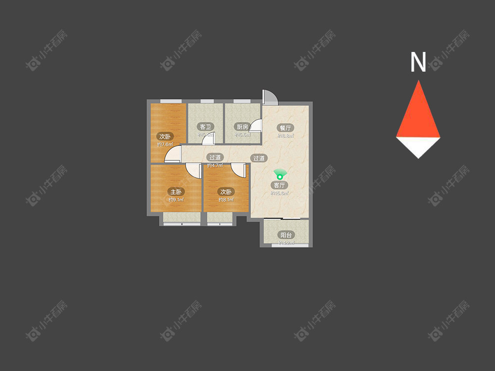 红星国际广场房源户型图 常州红星国际广场在售二手房源户型图_小牛看房