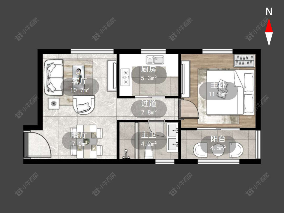 常州丁香苑(钟楼)在售二手房源户型图_小牛看房