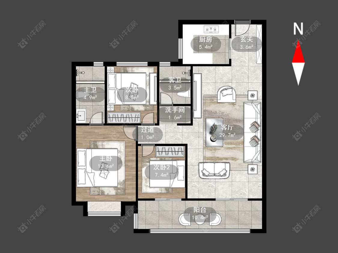 碧桂园壹号天禧房源户型图 常州碧桂园壹号天禧在售二手房源户型图_小牛看房