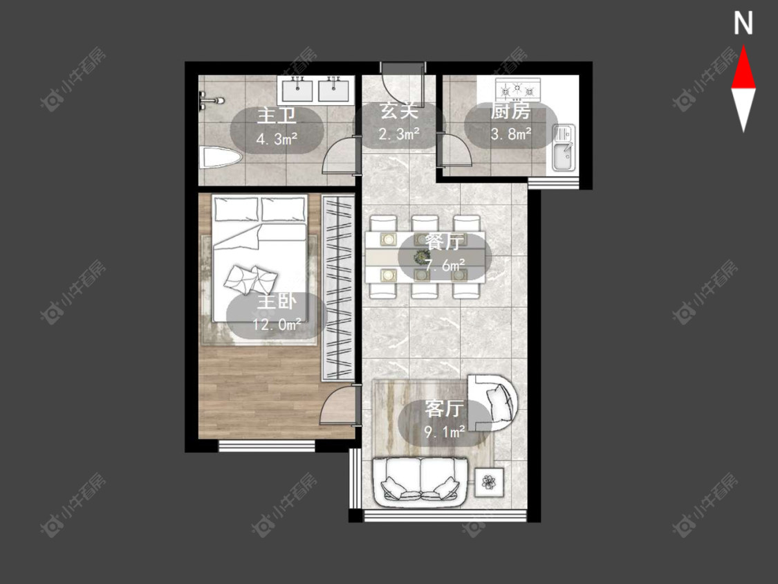 金色新城西区房源户型图 常州金色新城西区在售二手房源户型图_小牛看房