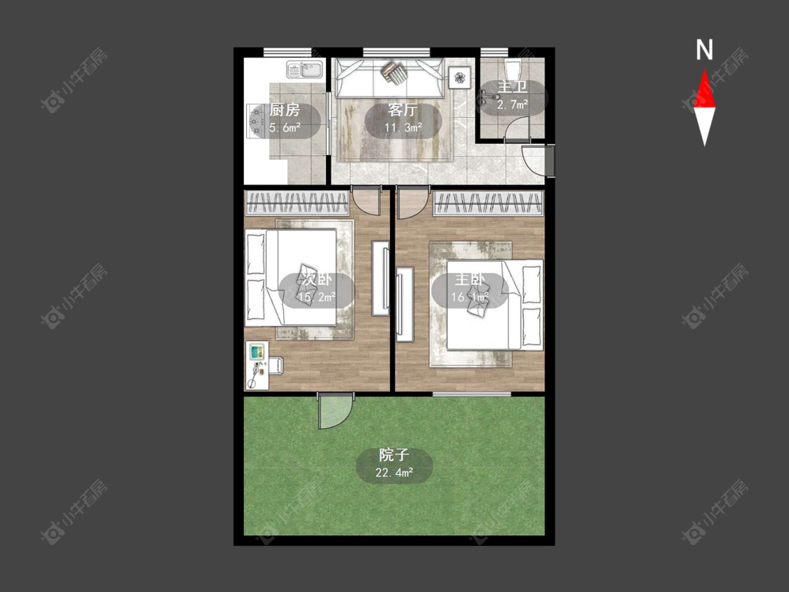 常州清潭许家巷在售二手房源户型图_小牛看房