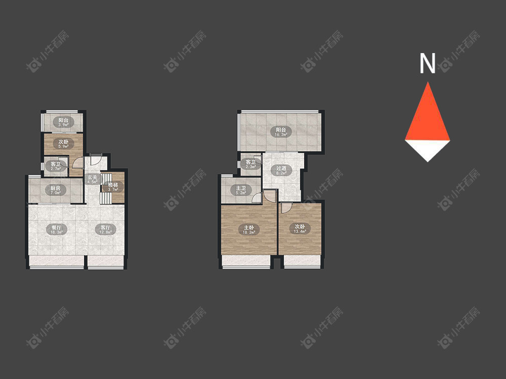 常州栖湖春秋在售二手房源户型图_小牛看房
