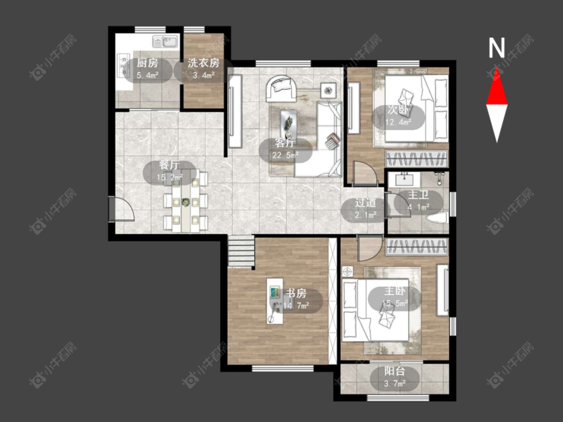 常州香槟广场在售二手房源户型图_小牛看房