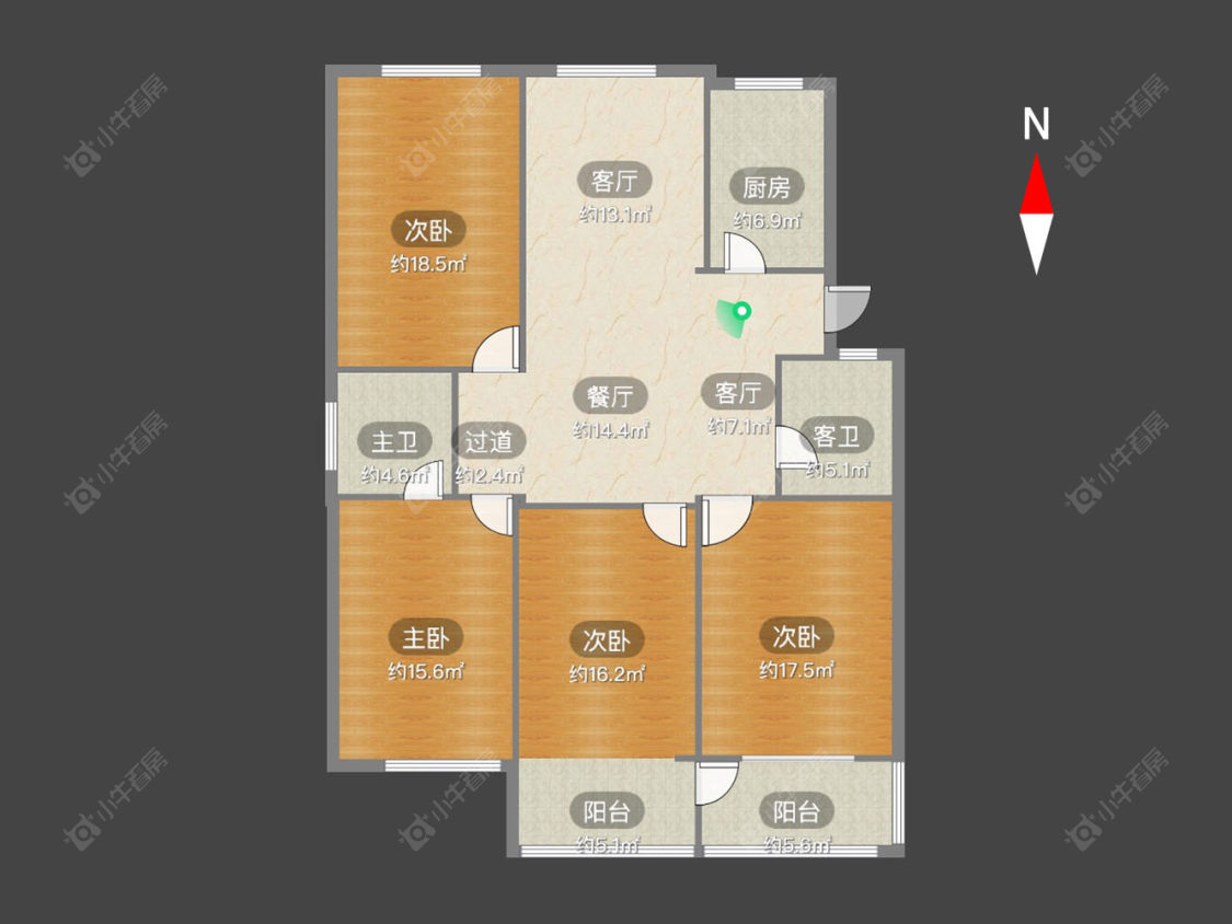 翠竹新村北区房源户型图 常州翠竹新村北区在售二手房源户型图_小牛看房