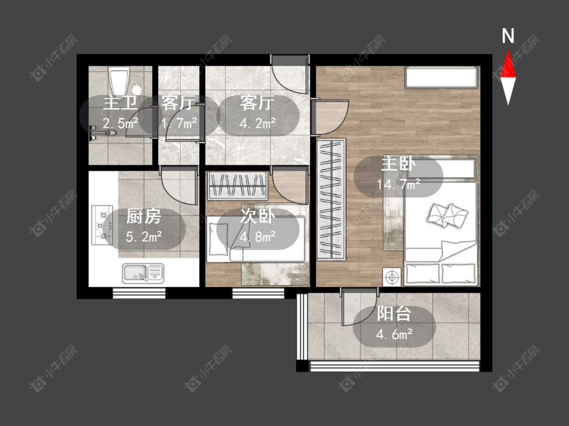 常州清潭新村在售二手房房源户型图_小牛看房