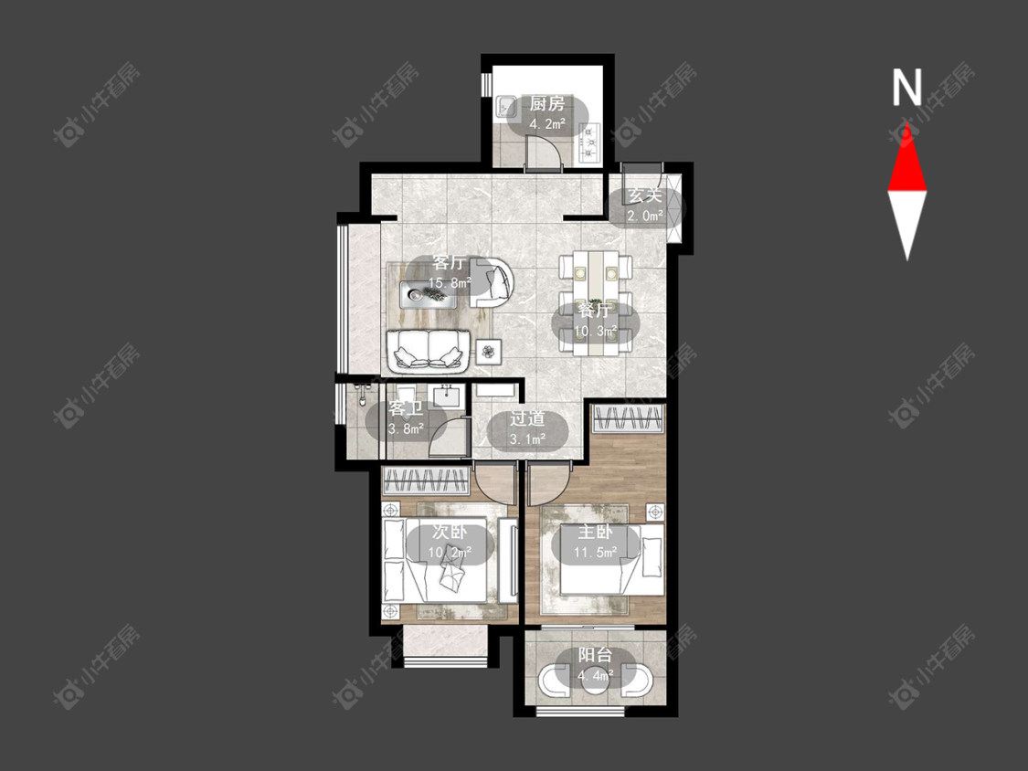 路劲雅居乐城市万象房源户型图 常州路劲雅居乐城市万象在售二手房源户型图_小牛看房