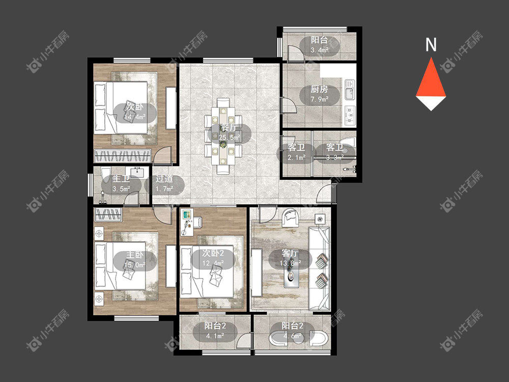 常州城中花苑在租房源_小牛看房