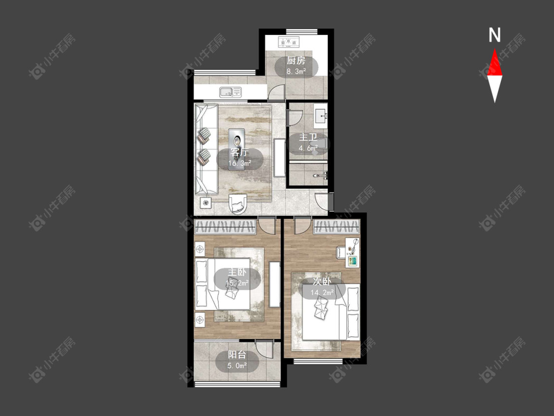 陈渡苑房源户型图 常州陈渡苑在售二手房源户型图_小牛看房