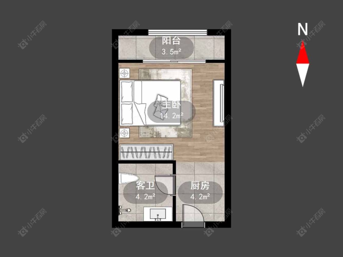 常州中奥珑郡在售二手房源户型图_小牛看房