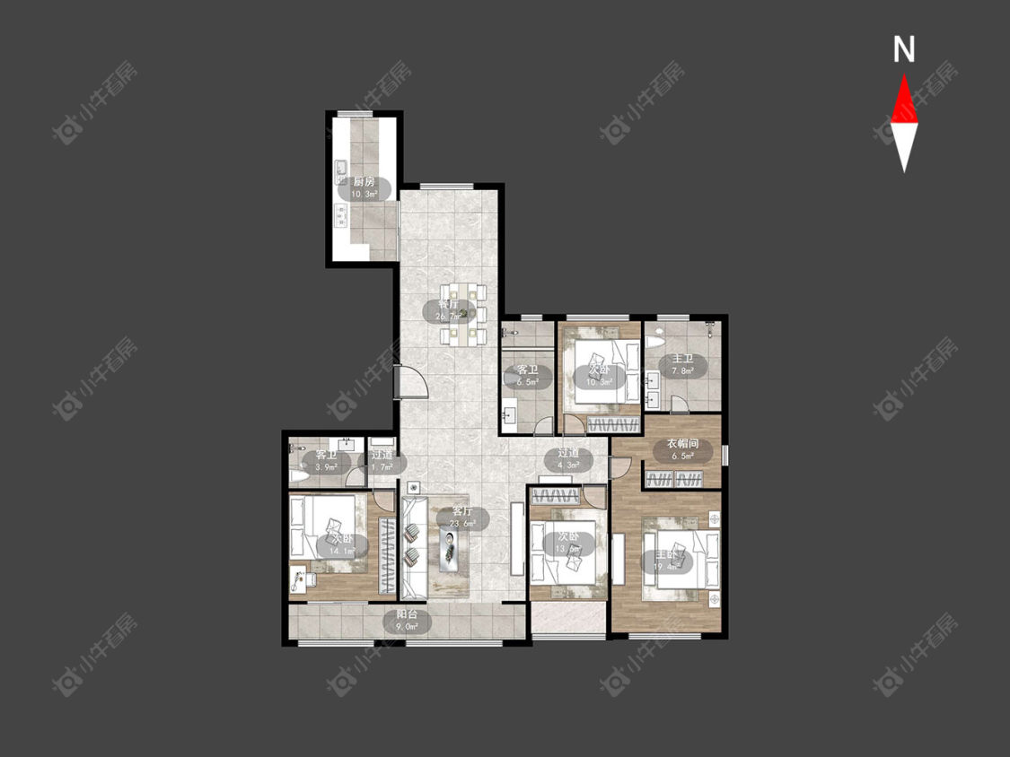 龙湖香醍漫步北区房源户型图 常州龙湖香醍漫步北区在售二手房源户型图_小牛看房