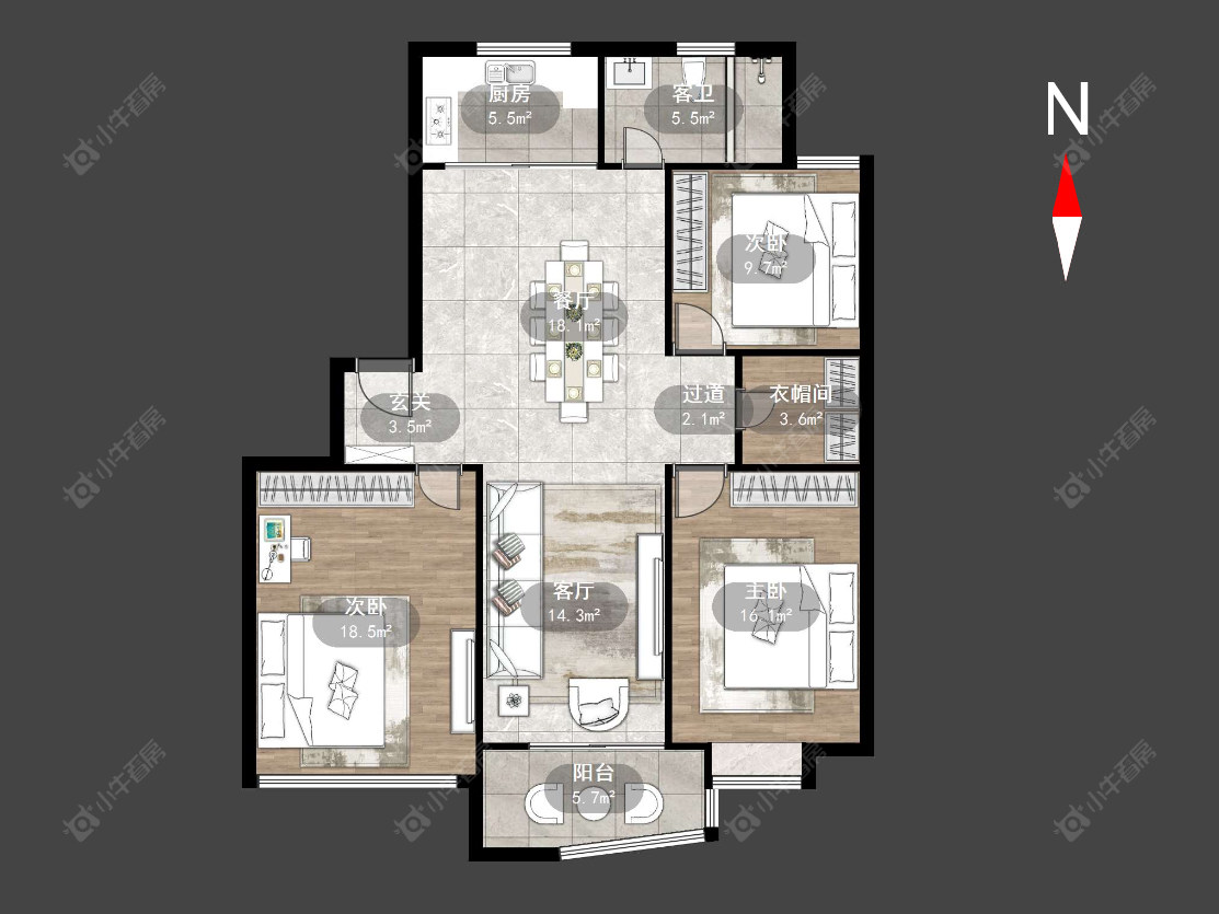 常州人民家园在售二手房源户型图_小牛看房