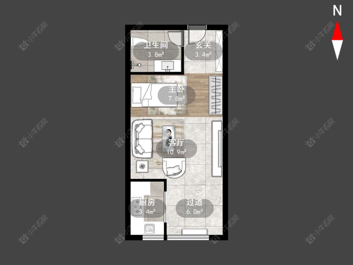 常州金色新城西区在售二手房源户型图_小牛看房