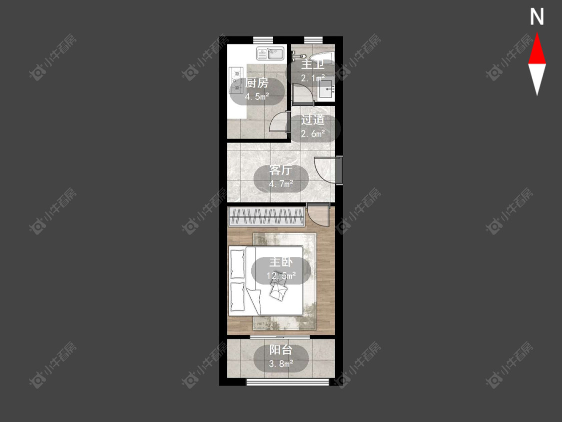 常州金润家园在售二手房源户型图_小牛看房