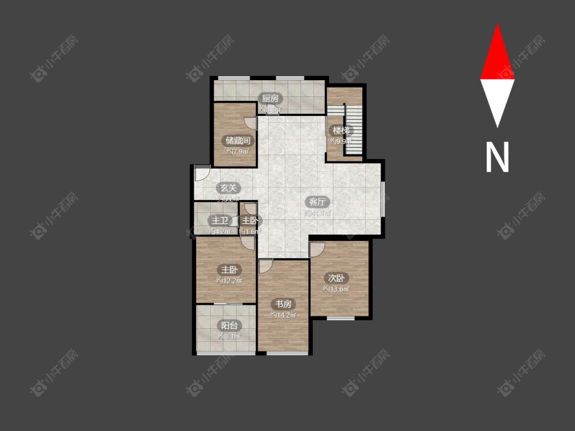 常州兆丰花苑在售二手房源户型图_小牛看房