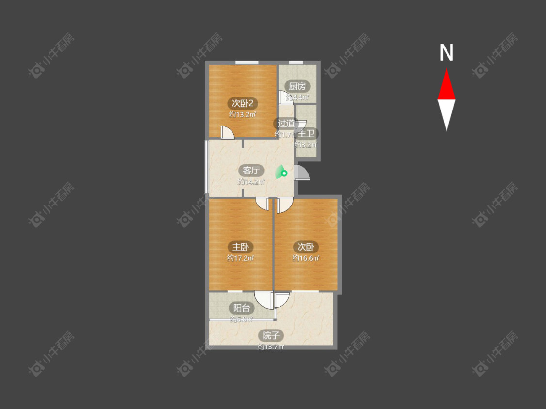 常州桃园新村在售二手房房源户型图_小牛看房