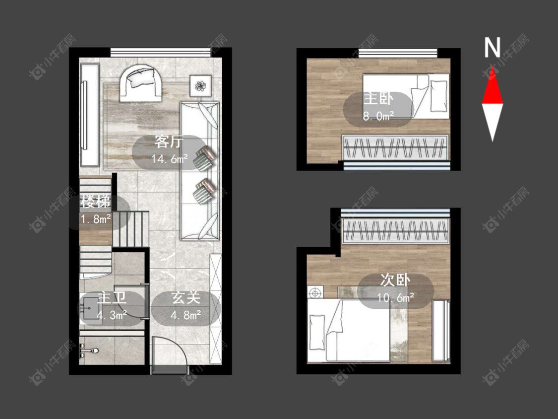金科保利北郡花园房源户型图 常州金科保利北郡花园在售二手房源户型图_小牛看房