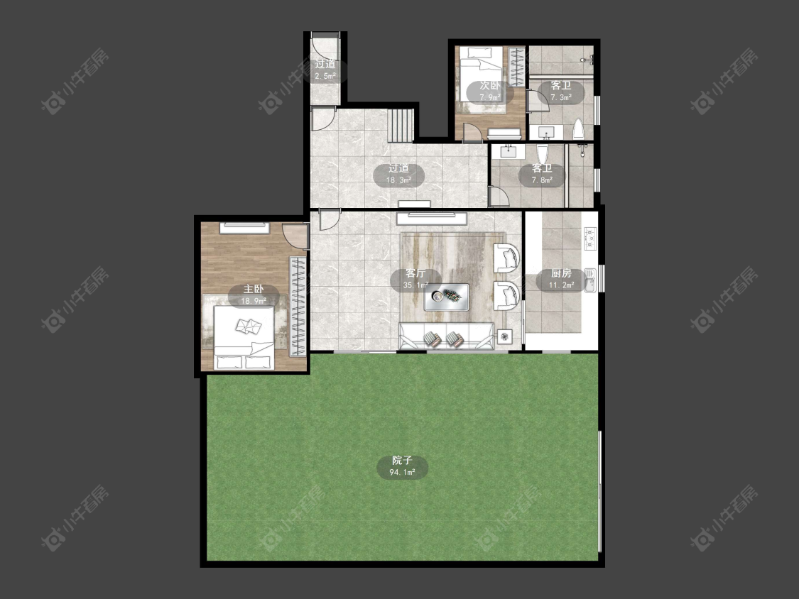 丹阳曲园小区在售二手房源户型图_小牛看房